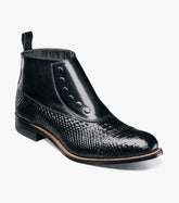 Stacy Adams Madison Spectator Spat Cap Toe Demi Boot by Stacy Adams Shoes