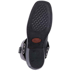 Dingo Black Womens Leather Motor Cycle Boots