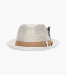 SKYLIN FEDORA Paper Braided Pinch Front Hat