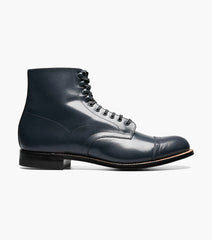 Stacy Adams MADISON Cap Toe Boot Navy by Stacy Adams Shoes