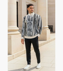 SINCLAIR Quarter Zip Sweater