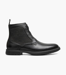 THOMPSON Plain Toe Elastic Lace Boot