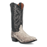 Dan Post Men's Manning Python Snakeskin Round Toe Boots - Natural