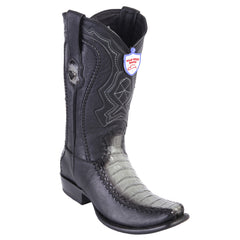 Wild West Caiman grey cowboy boots
