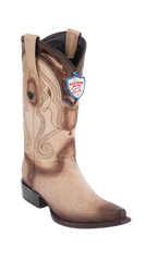 Bota de Tiburon Original Horma Punta Recortada Wild West
