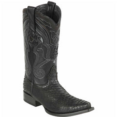 Black Snakeskin Boots