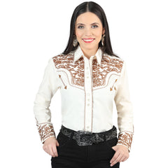 Beige Women's Rodeo Shirts - El General