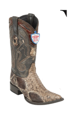 Bota de Pitón Original Horma Punta Aladino Wild West