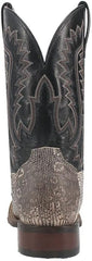 Dan Post Men's Elgin Genuine Lizard Square Toe Boots - Natural