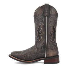 Laredo Spellbound Leather Boot - Luxe Black Ankle Boot