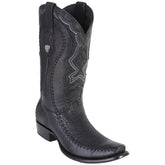 Black Shark Cowboy Boots Dubai Toe