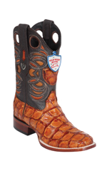 Bota de Pirarucu Original Horma Punta Recortada Wild West