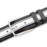 Mezlan Two-Tone Leather Belt for Men