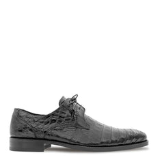 Men's Crocodile Lace Up Anderson Black By Mezlan Made In Spain Brand