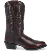 Laredo Birchwood Black Cherry Leather Round Toe Boots for Men