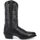 Laredo Birchwood Black Leather Round Toe Boots for Men