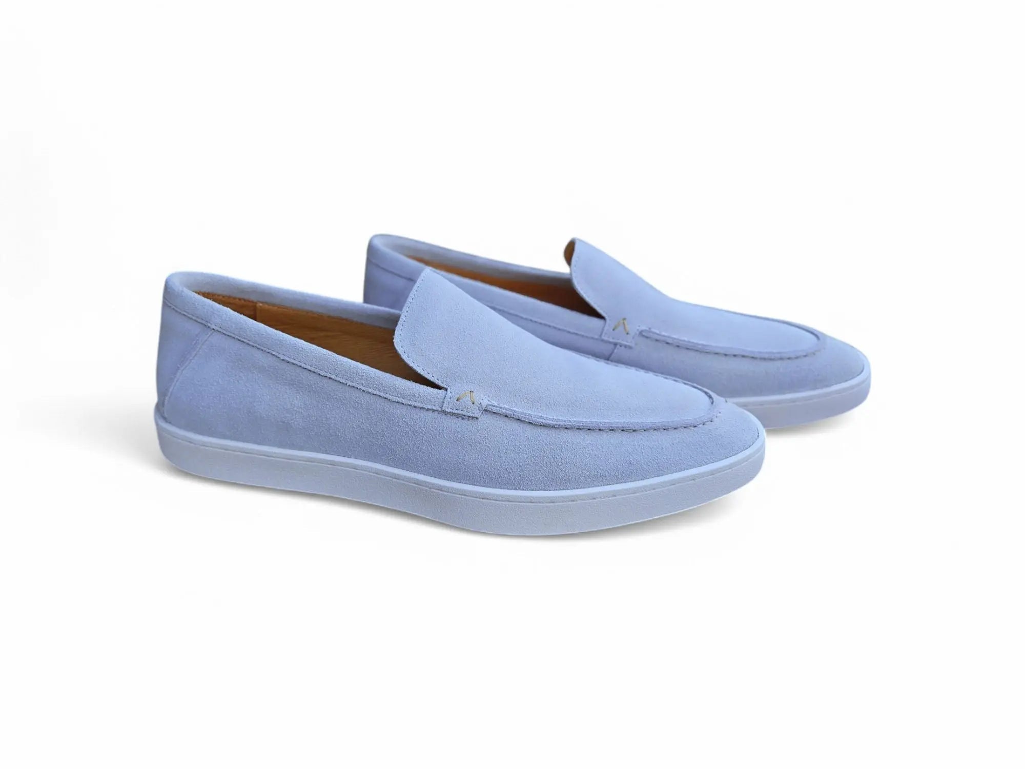 Blue Suede Loafer Carrucci