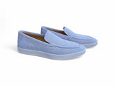 Blue Suede Loafer Carrucci
