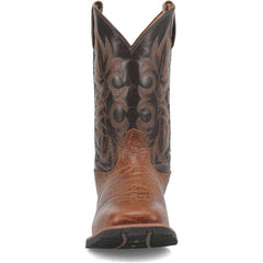 Laredo Broken Bow Rust Broad Square Toe Boots for Men