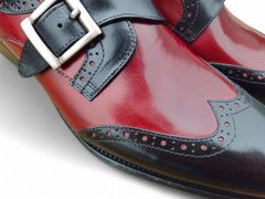 Burnished Wingtip Monk Strap KS099-710
