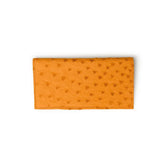 Ferrini Full Quill Ostrich Checkbook Buttercup