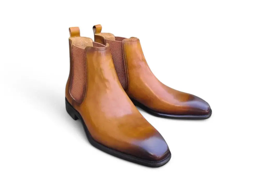 Calfskin Leather Chelsea Boot Carrucci