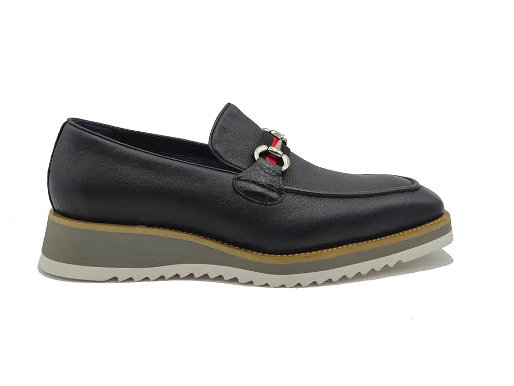 Calfskin Slip-On Horsebit Loafer Carrucci