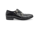 Cap Toe Double Monk Strap Shoe Carrucci