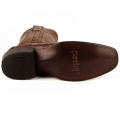 Ferinni Boot - Mens Dress Cowboy Boot - Ferrini Men's Stallion Alligator Belly Boots French Toe Handcrafted Cognac in Cognac