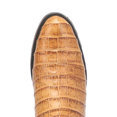 Dingo Round Toe Tan Leather Boots