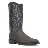 Dingo Black Lizard Print Leather Boots