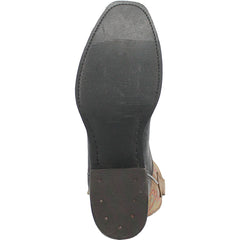 Dingo Black and Tan Snoot Toe Leather Western Boots