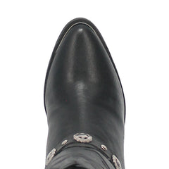 Dingo Olivia Black Pigskin Women Leather Boots
