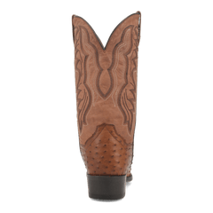 Dan Post Tempe Ostrich Boot - Full Quill Luxury Western