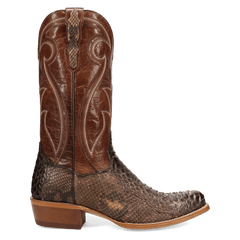 Dan Post Stryke Back Cut Python Boot - Luxury Western Boot
