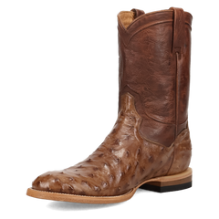Dan Post Ardor Ostrich Boot - Full Quill Leather
