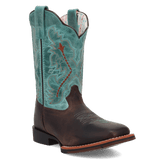 Dan Post Salina Leather Boot - Children's Brown Western Style