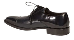 Soka Calfskin/Deerskin Blue By Mezlan Made In Spain Brand