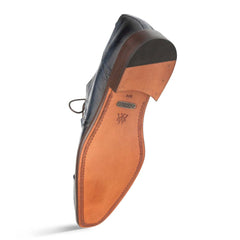 Lizard Skin Tassel Derby in Blue for men By Mezlan Made In Spain Brand