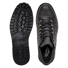 Belvedere Felipe Black Oiled Leather Luxury Dress Shoe