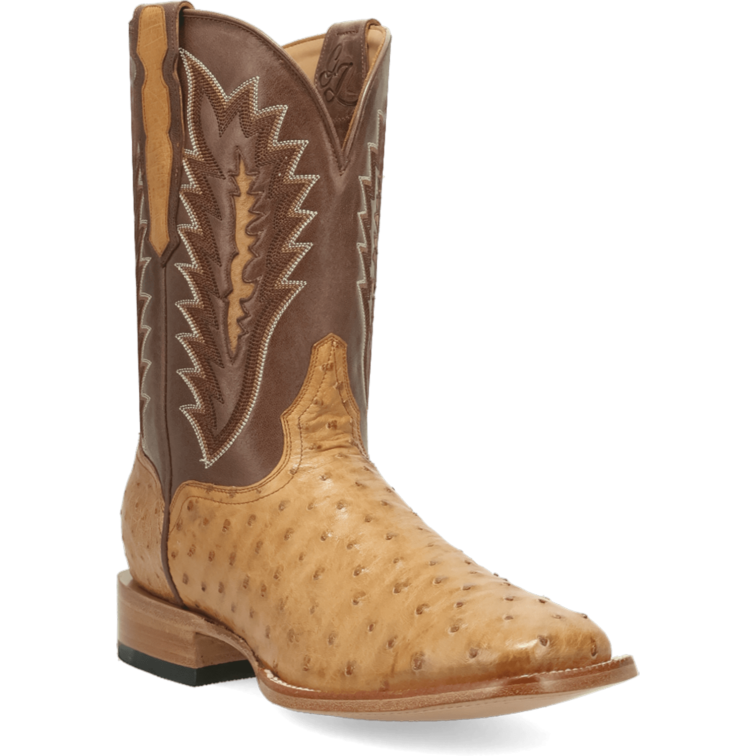 Dan Post Brannan Ostrich Boot - Full Quill Luxury