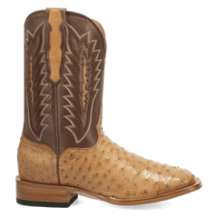 Dan Post Brannan Ostrich Boot - Full Quill Luxury