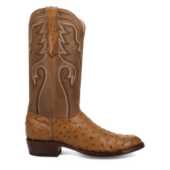 Dan Post Stanford Full Quill Ostrich Boot - Luxury Western Style