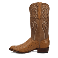 Dan Post Stanford Full Quill Ostrich Boot - Luxury Western Style
