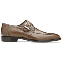 Belvedere Josh Brown Genuine Ostrich Monk Strap Loafer