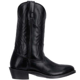 Laredo Paris Black Leather R-Toe Men's Boots