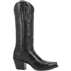 Dan Post Women’s Maria 13 Snip Toe Black Napalino Leather Fashion Boot