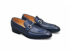 Men's Burnished Signature Buckle Loafer Carrucci