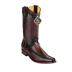 Men's King Exotic Boots Ostrich Leg European Toe Brown (477bd0507)