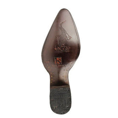 Mens King Exotic Caiman Hornback Cowboy Boots Cognac (4980203)